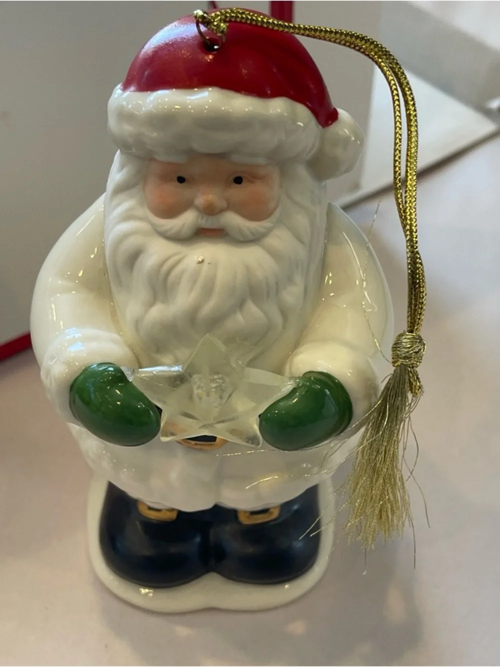 Lenox Starry Lit Santa Musical Christmas Ornament 5